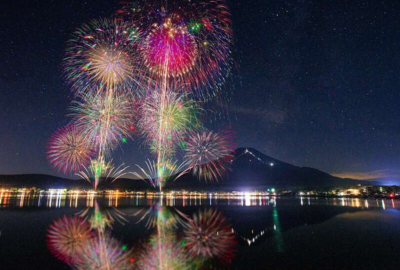 山中湖花火 山中湖花火